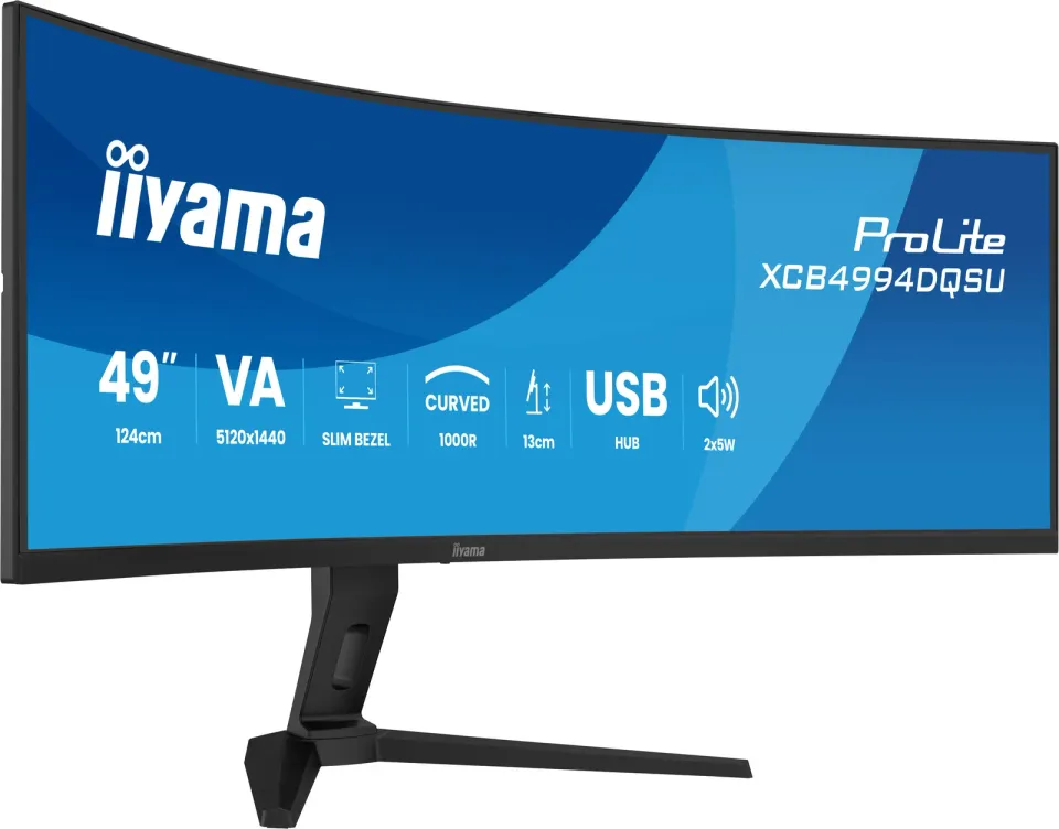 49" iiyama XCB4994DQSU-B1:VA,DQHD,HAS