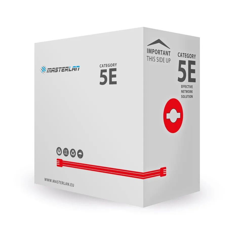 Masterlan FTP kabel drát venkovní Cat5e, PE, 24AWG, 305m