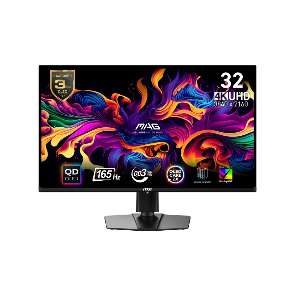 MSI Gaming monitor MAG 321UP QD-OLED, 31,5" QD-OLED/3840x2160 (UHD)/165Hz/0,03ms