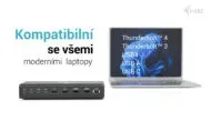 I-tec Universal 6x 4K Display Docking Station, Power Delivery 140W