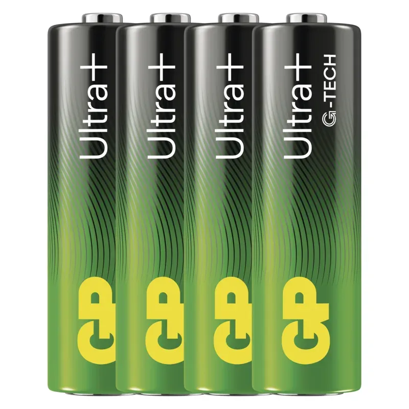 GP AA Ultra Plus, alkalická (LR6) - 4 ks