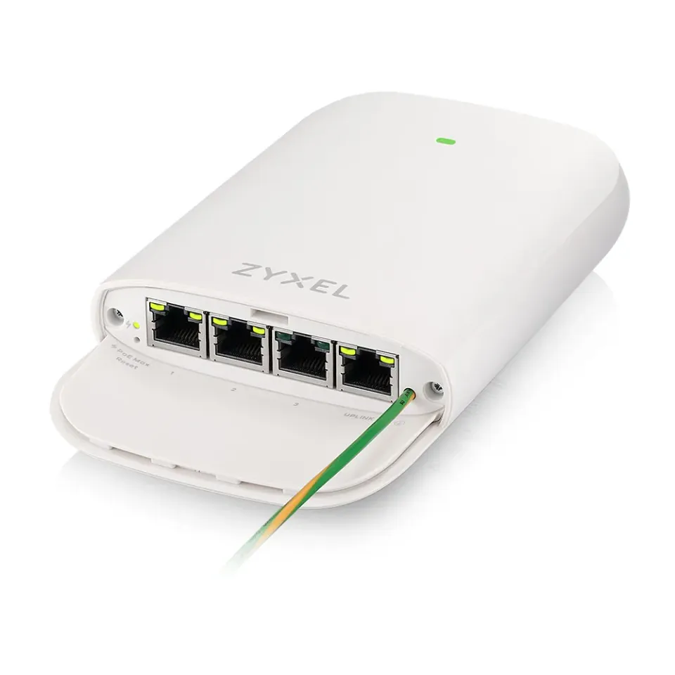 Zyxel PoE12-3PD, 4x 1Gb port PoE extender. 45W PoE budget, IP55 rated (outdoor)