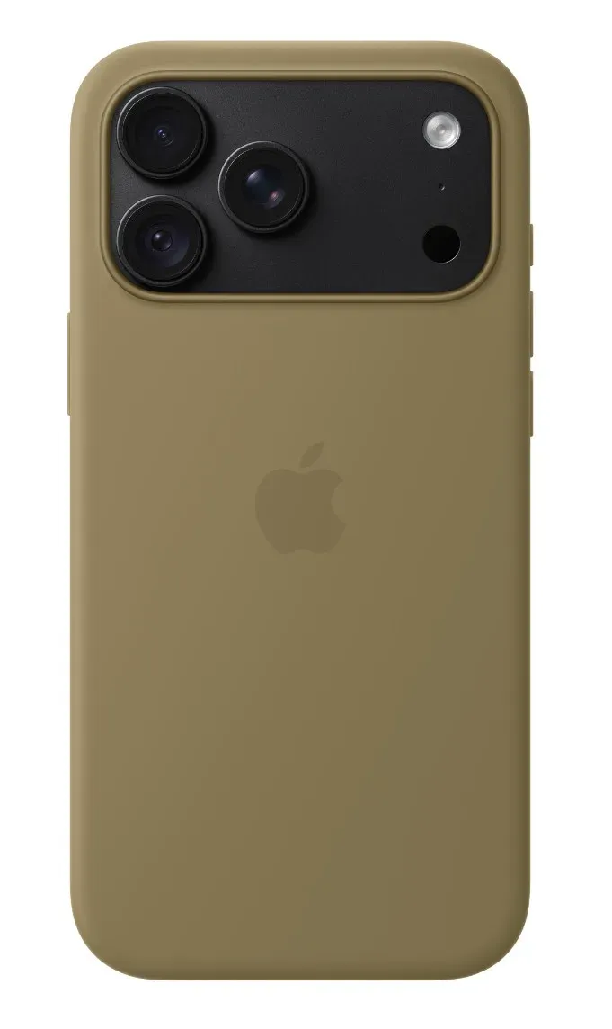 iPhone 18 Pro Max Silicone Case with MS - Olive
