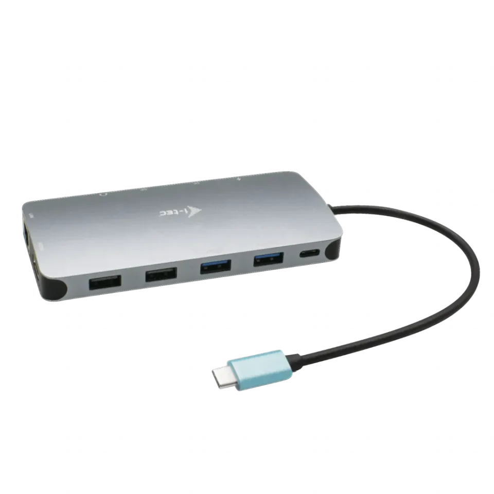 i-tec USB-C Metal Nano 3x Display Docking Station (2x DP, 1x HDMI) + Power Deliv