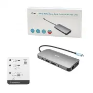 i-tec USB-C Metal Nano 3x Display Docking Station (2x DP, 1x HDMI) + Power Deliv