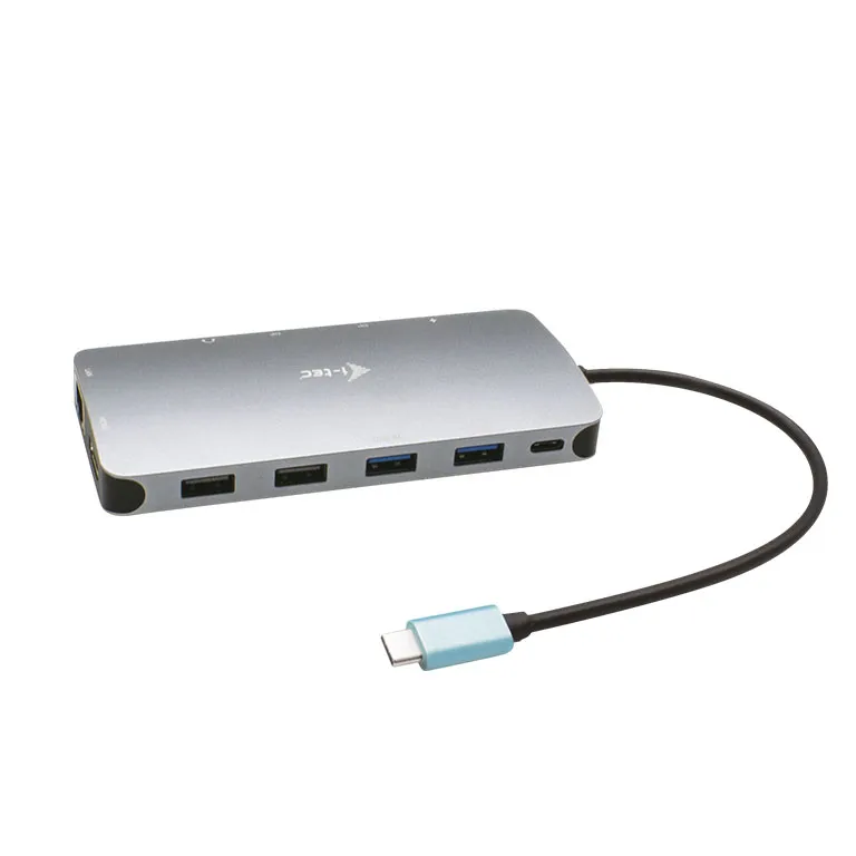 i-tec USB-C Metal Nano 3x Display Docking Station (2x DP, 1x HDMI) + Power Deliv