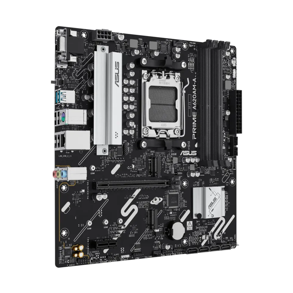ASUS MB Sc AM5 PRIME A620AM-A-CSM, 4xDDR5, 1xDP, 1xHDMI, 1xVGA, mATX