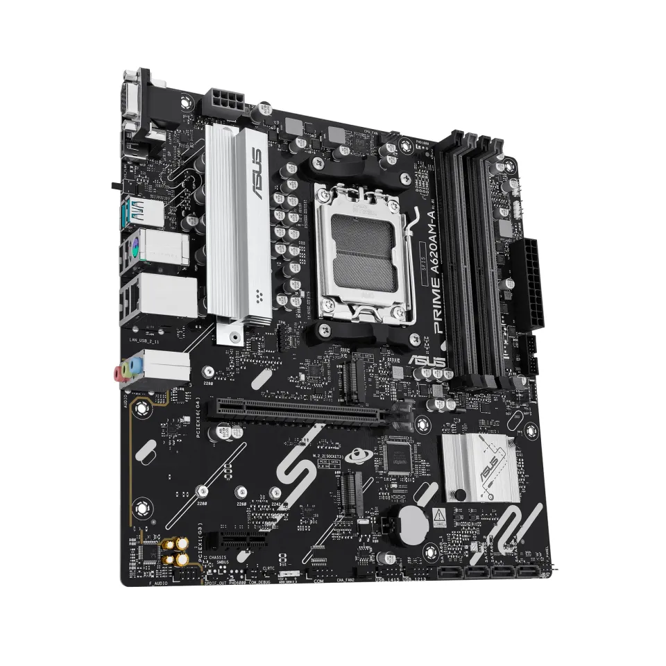 ASUS MB Sc AM5 PRIME A620AM-A-CSM, 4xDDR5, 1xDP, 1xHDMI, 1xVGA, mATX