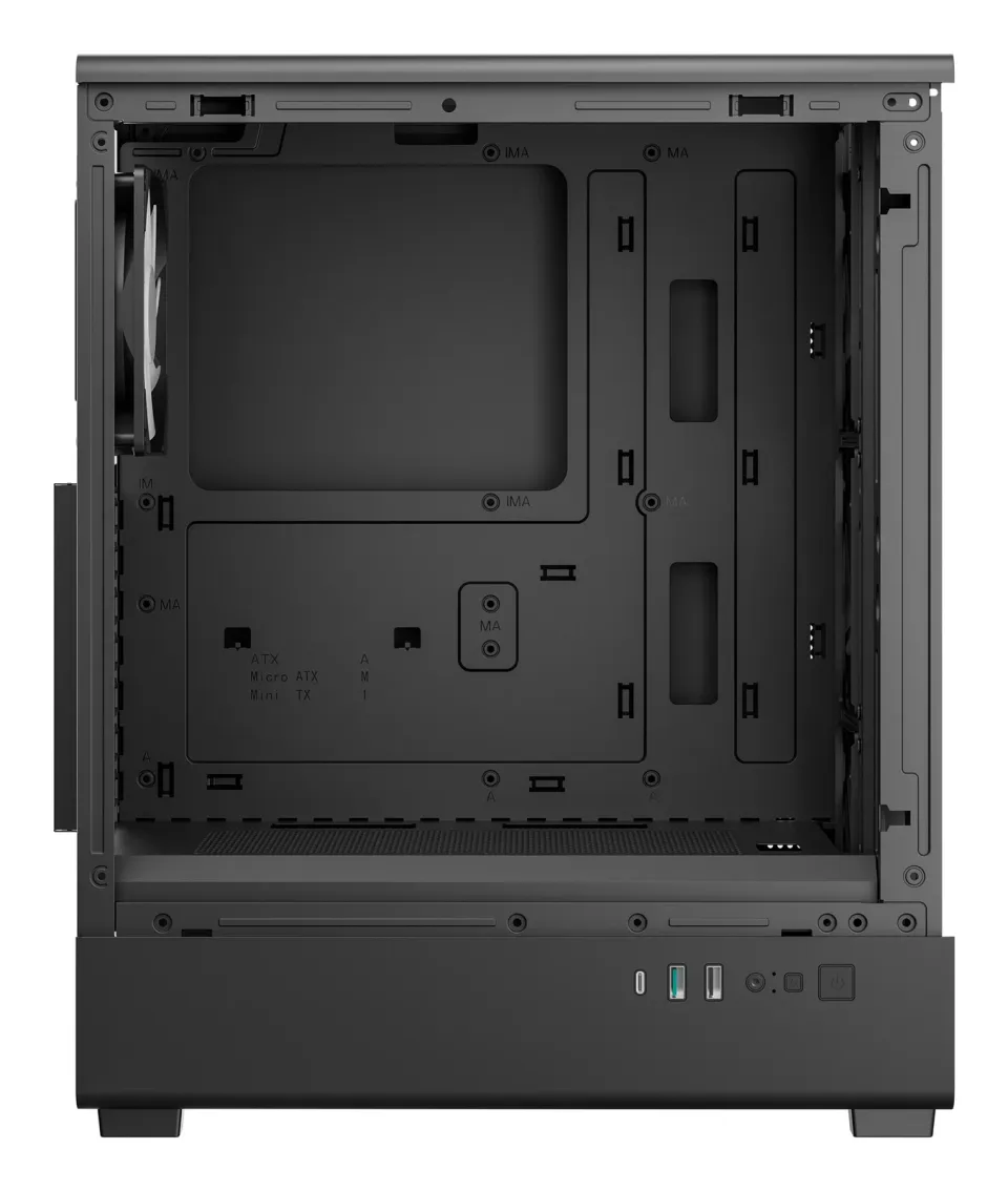 DEEPCOOL Case CG550 4F, ATX, Průhledná bočnice, 4x120mm ARGB, černá