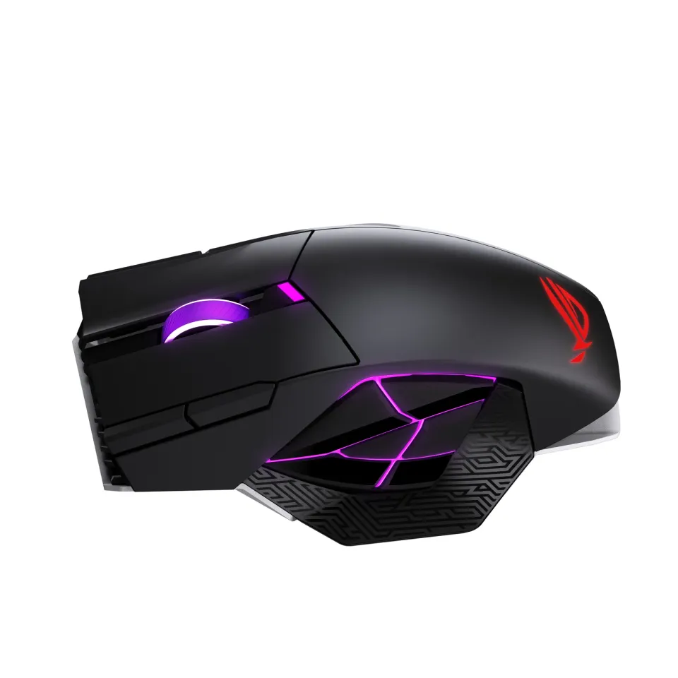 ASUS myš ROG Spatha X 65K, Bezdrátová, až 65 000 DPI, ARGB, černá
