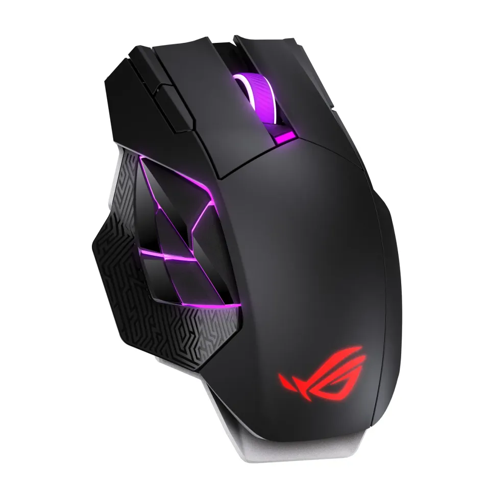 ASUS myš ROG Spatha X 65K, Bezdrátová, až 65 000 DPI, ARGB, černá