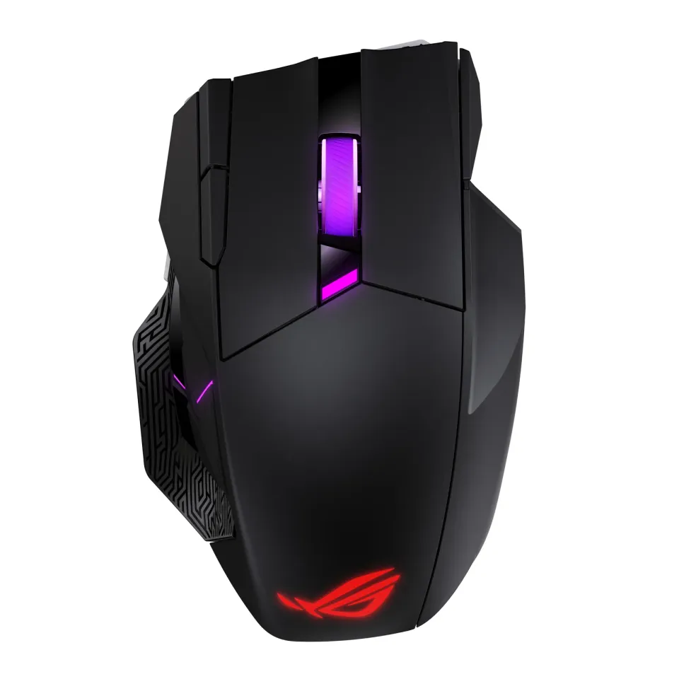 ASUS myš ROG Spatha X 65K, Bezdrátová, až 65 000 DPI, ARGB, černá