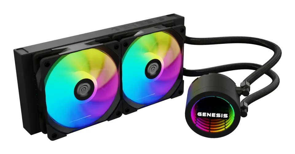 Vodní chlazení Genesis HYDRIA 240, ARGB, černé