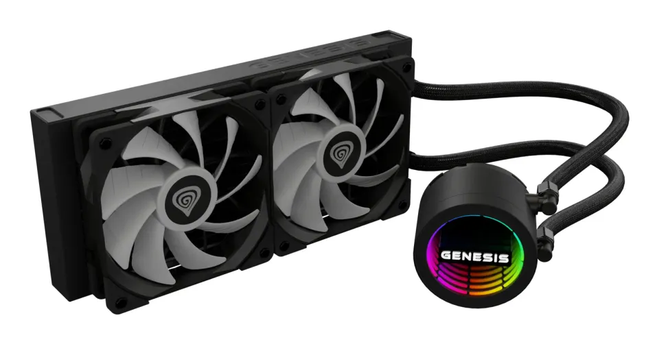 Vodní chlazení Genesis HYDRIA 240, ARGB, černé