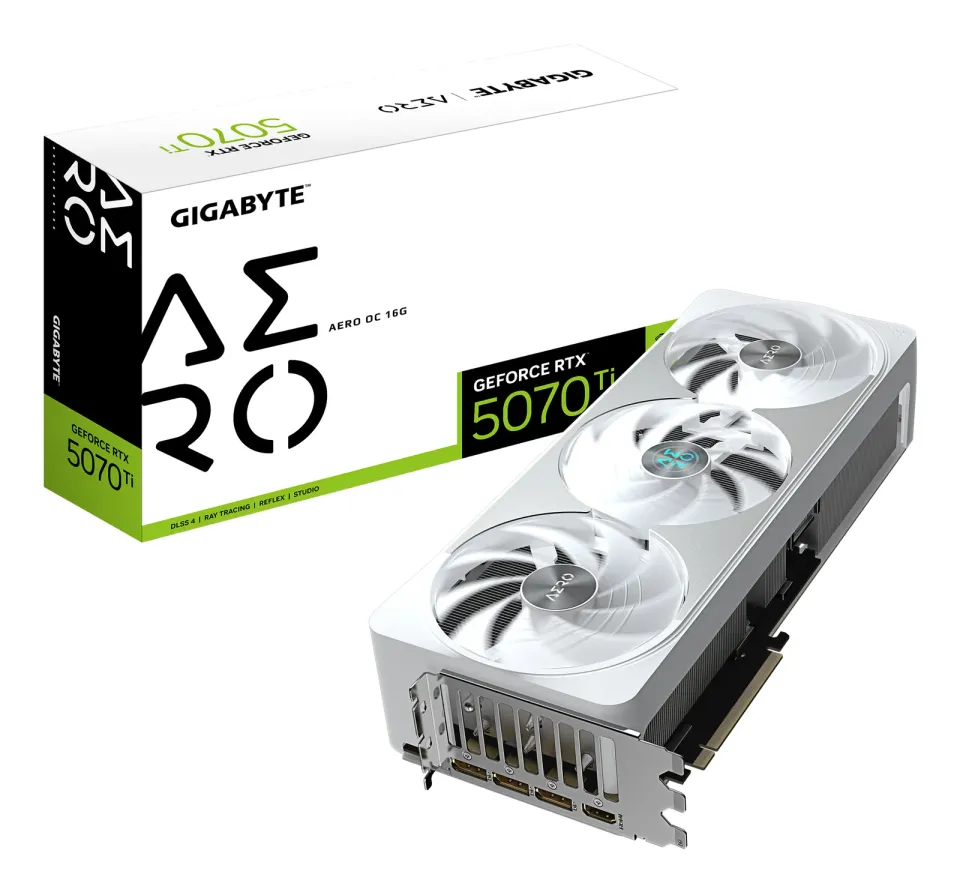 GIGABYTE RTX 5070 Ti AERO OC 16G