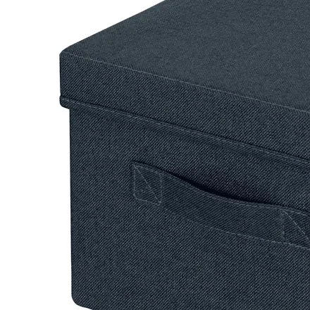 LEITZ Fabric textilní úložný box s víkem M, 2 kusy, 20,3 x 28,5 x 38 cm