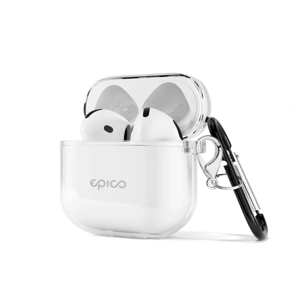 Epico transparentní pouzdro pro AirPods 4