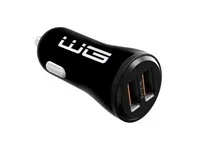 WG - Autonabíječka 2x USB-A, 5 V, 2.1 A, černá
