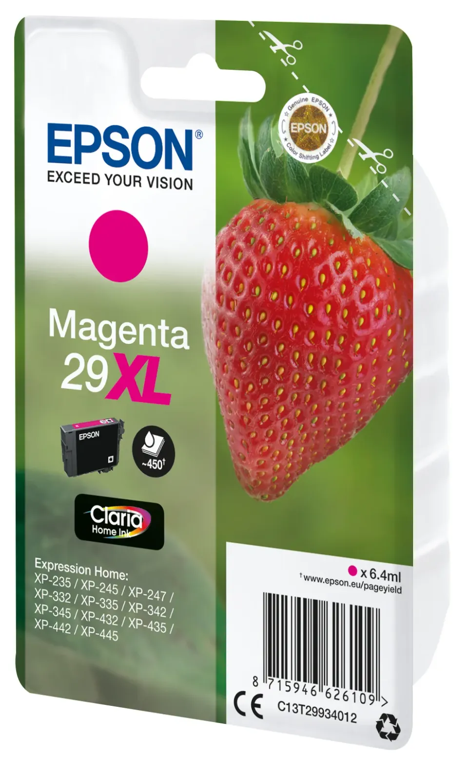 EPSON cartridge T2993 magenta (jahoda) XL