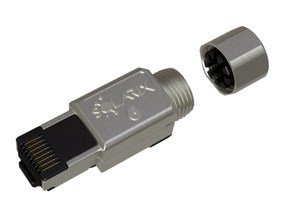 Konektor MPTL RJ45 CAT6 STP samořezný SXRJ45-6-STP-BK-SA-N