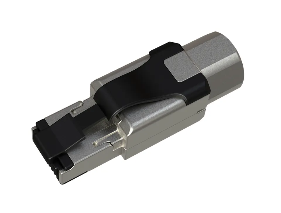 Konektor MPTL RJ45 CAT6 STP samořezný SXRJ45-6-STP-BK-SA-N