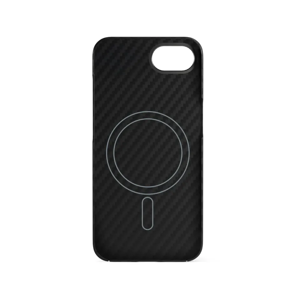 Epico Mag+ Carbon Case for iPhone 16e/17e černá
