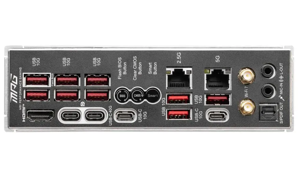 OPRAVENÉ - MSI MPG X870E CARBON WIFI / AMD X870E / AM5 / 4x DDR5 / 4x M.2 / HDMI / USB-C / WiFi / ATX