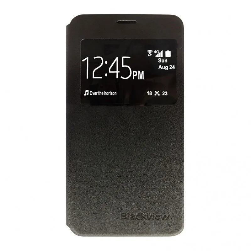 iGET Flipové kožené pouzdro pro mobilní telefon BLACKVIEW ETA, černá barva