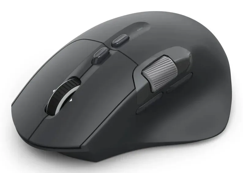 Hama Ergo myš "WM-900" pro více zařízení, bezdrátová/BT, LED, černá
