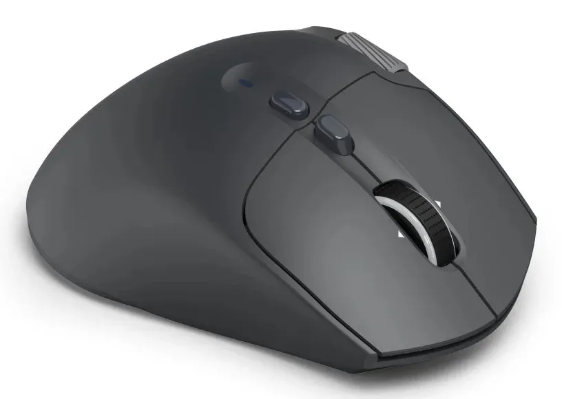 Hama Ergo myš "WM-900" pro více zařízení, bezdrátová/BT, LED, černá