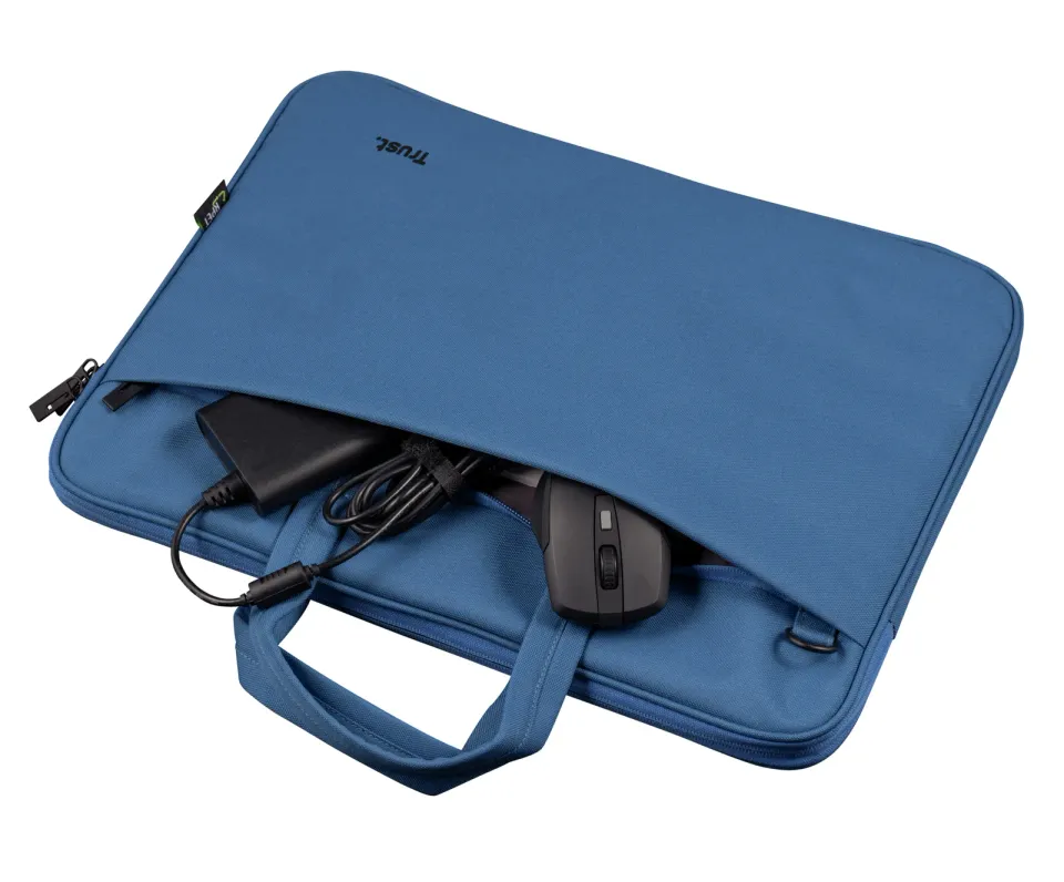 TRUST Pouzdro na notebook 16" Bologna Slim Laptop Bag Eco, modrá