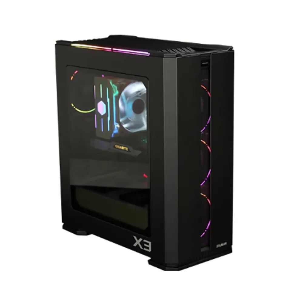 Zalman skříň X3 BLACK / Middle tower / ATX / USB 3.0 / USB 2.0 / průhledná bočnice