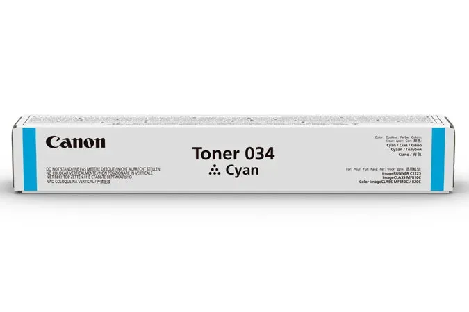 Canon toner 034 pro iR-C1225 a iR-C1225iF / Cyan / 7300str.