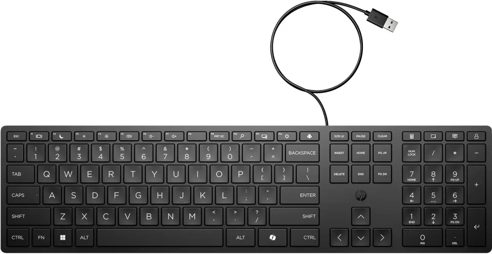 HP Wired 320K keyboard (anglická) klávesnice