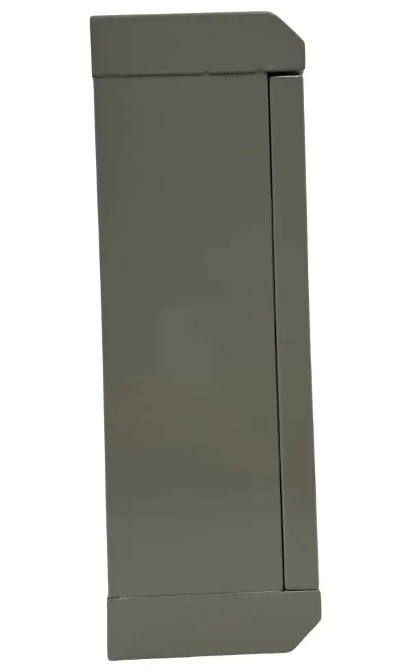 XtendLan 10" nástěnný rozvaděč 9U 350x140, nosnost 50 kg, dveře z plexiskla, svařovaný, šedý