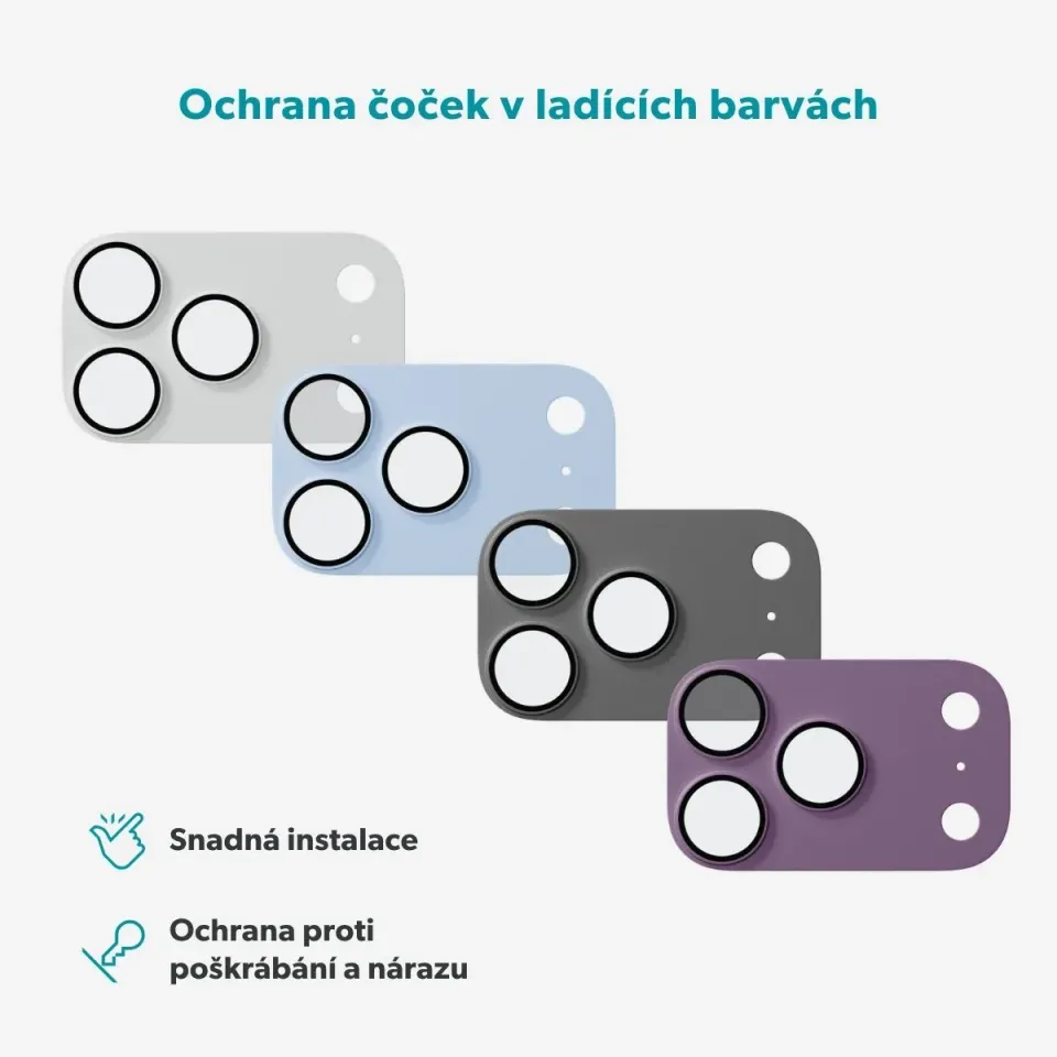 Epico Aluminium AntiReflective Lens iPhone 18 Pro stříbrná