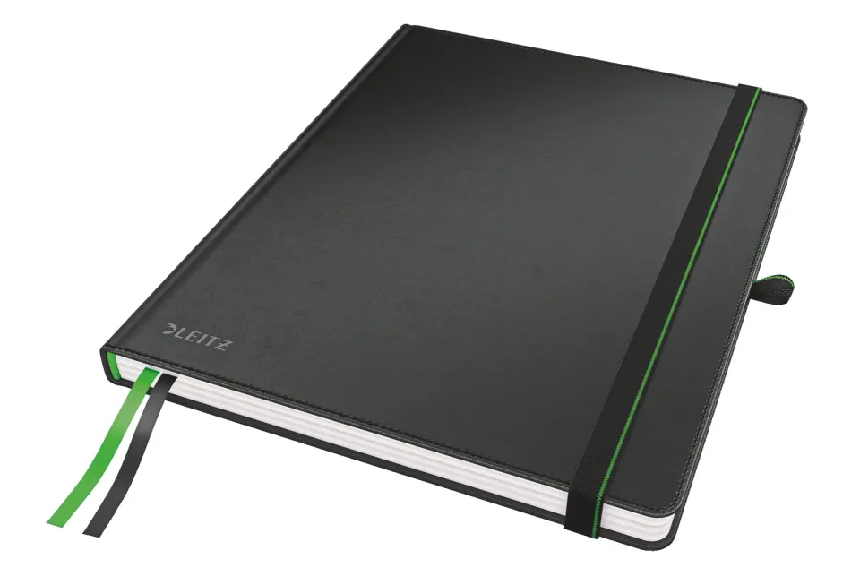 LEITZ Zápisník Complete, velikost iPAD, linka, černá