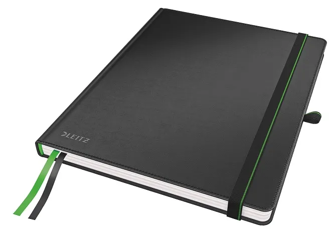LEITZ Zápisník Complete, velikost iPAD, linka, černá