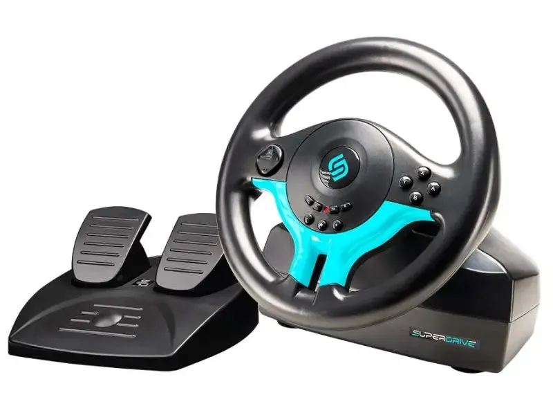 SUPERDRIVE Sada volantu a pedálů SV250 SP Edition/ Switch 1+2/ Modrý