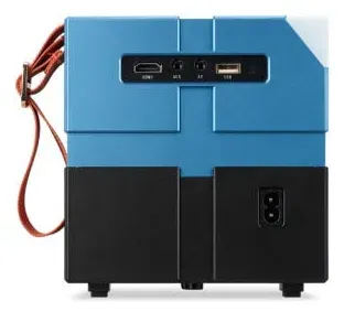 AOpen Projektor QH12a - přenosný LED,NAT 1280x700,MAX 1920x1080,135 ANSI Lm,1000:1,HDMI,USB,Repro,Wifi,BT,Audio,30000h