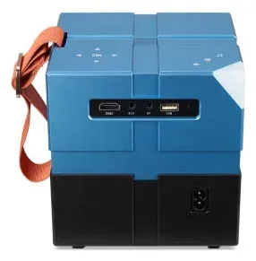 AOpen Projektor QH12a - přenosný LED,NAT 1280x700,MAX 1920x1080,135 ANSI Lm,1000:1,HDMI,USB,Repro,Wifi,BT,Audio,30000h