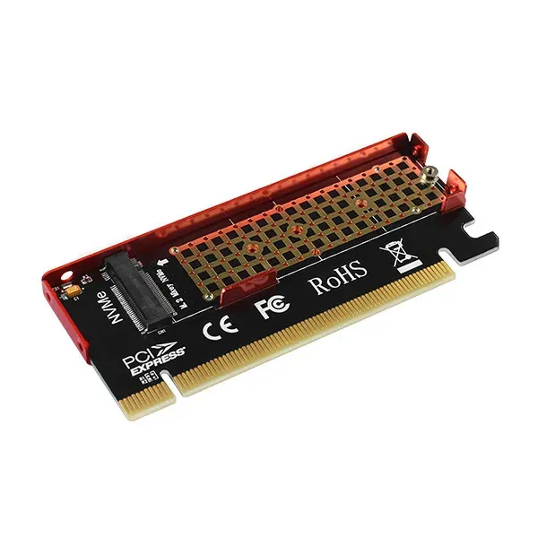 AXAGON PCEM2-S, PCIe x16 - M.2 NVMe M-key slot adaptér, + pasivní chladič