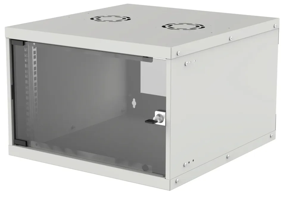 Intellinet 19" BASIC rozvaděč 6U/400mm, šedý, rozložený flatpack
