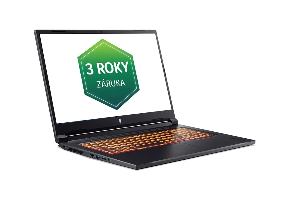 Acer Nitro V 17/ANV17-41-R009/R7-260/17,3"/QHD/32GB/1TB/RTX 5070/W11H/Black/2R