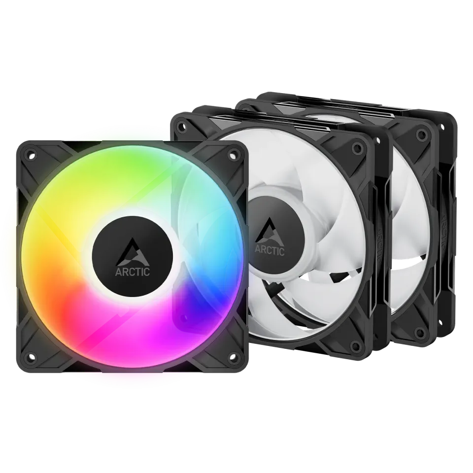 ARCTIC P12 Pro A-RGB Value pack (3 ks) ventilátor - 120mm, black