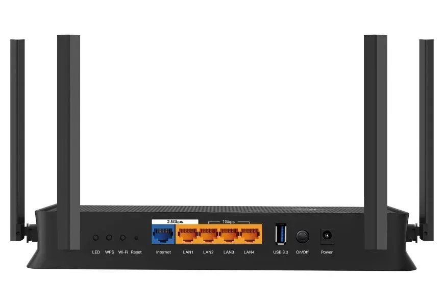 TP-Link Archer BE230 Wi-Fi 7 Router, Dual-Band, 688 Mbps 2.4GHz + 2880 Mbps 5GHz, 1x 2.5GWAN, 1x 2.5GLAN, 3x ...