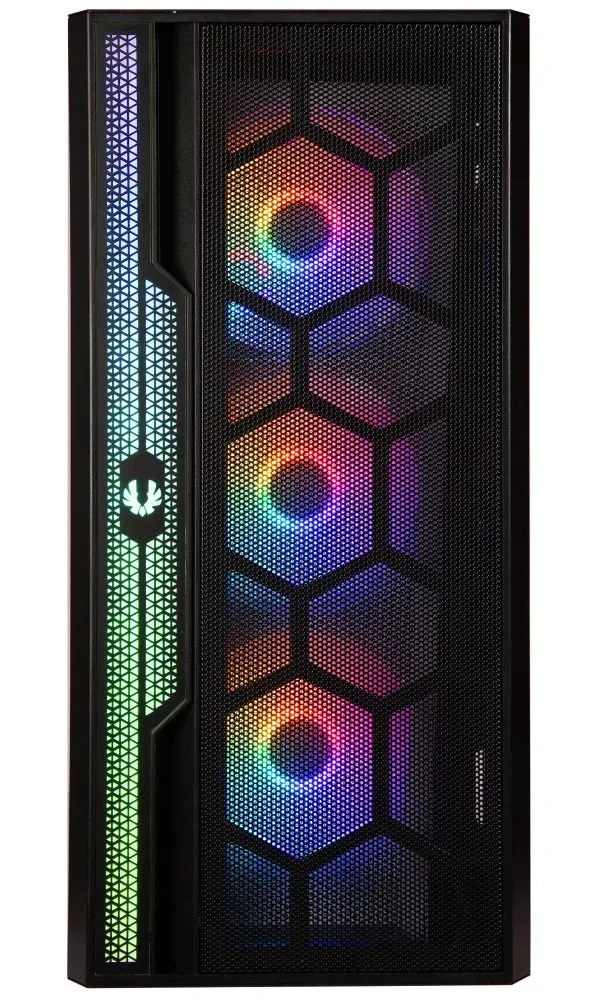 BitFenix skříň Apollo / ATX / 4x 120mm FRGB fan / 3x USB 3.0 / USB 2.0 / tvrzené sklo / černá