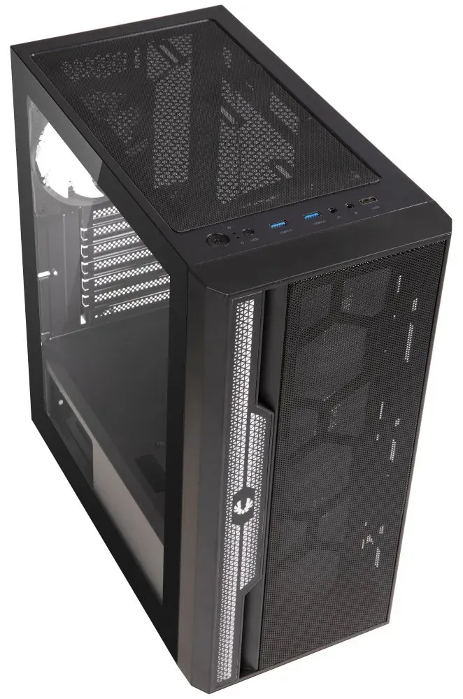 BitFenix skříň Apollo / ATX / 4x 120mm FRGB fan / 3x USB 3.0 / USB 2.0 / tvrzené sklo / černá
