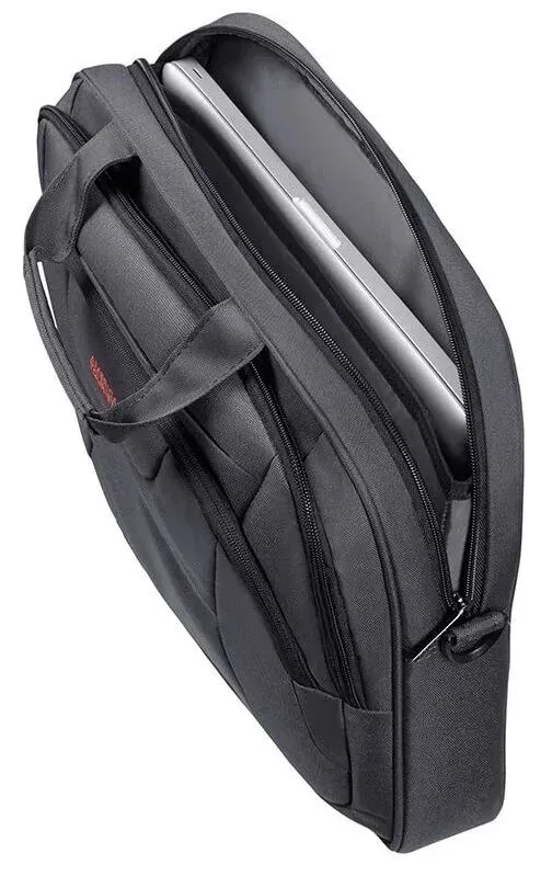 American Tourister AT WORK LAPTOP BAG 15.6" Black/Orange