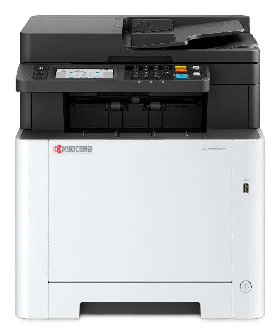 Kyocera ECOSYS MA2600cwfx A4/ MFP barevná 26ppm, 1200 dpi, 1GB, duplex, LAN, WIFI, start. tonery 1500str., LCD